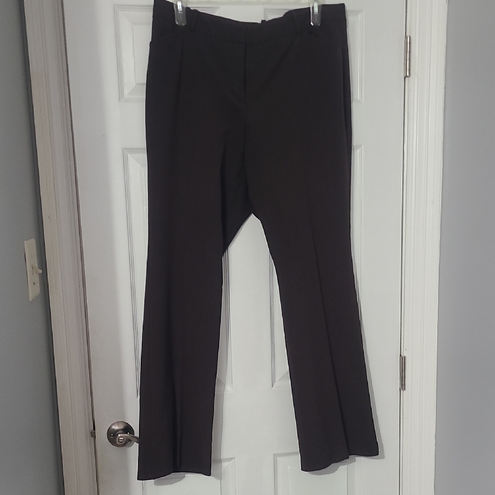 Worthington Brown Boot-Cut Dress Pants